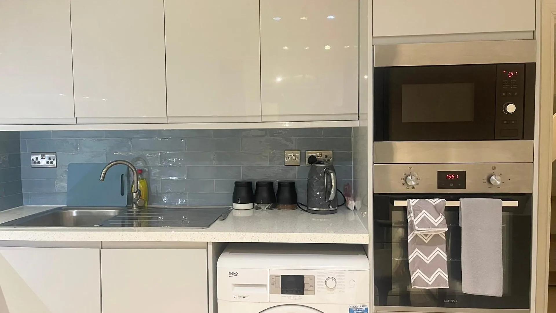 Apartmán Large 4Br With 4En-Suite Bath Rooms Family House In Canary Wharf Londýn